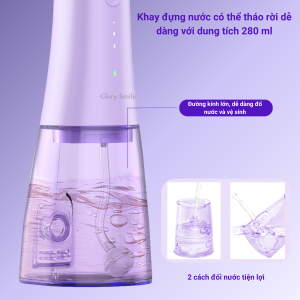 Khay đựng nước có thể tháo rời