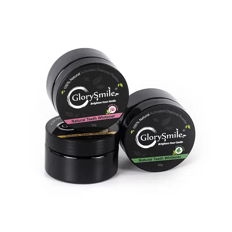 Bột đánh răng than hoạt tính vỏ dừa Glorysmile 30g 