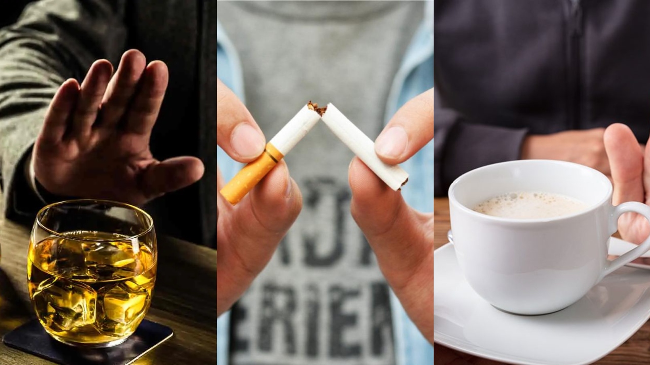Hạn chế các loại đồ uống có cồn và caffeine